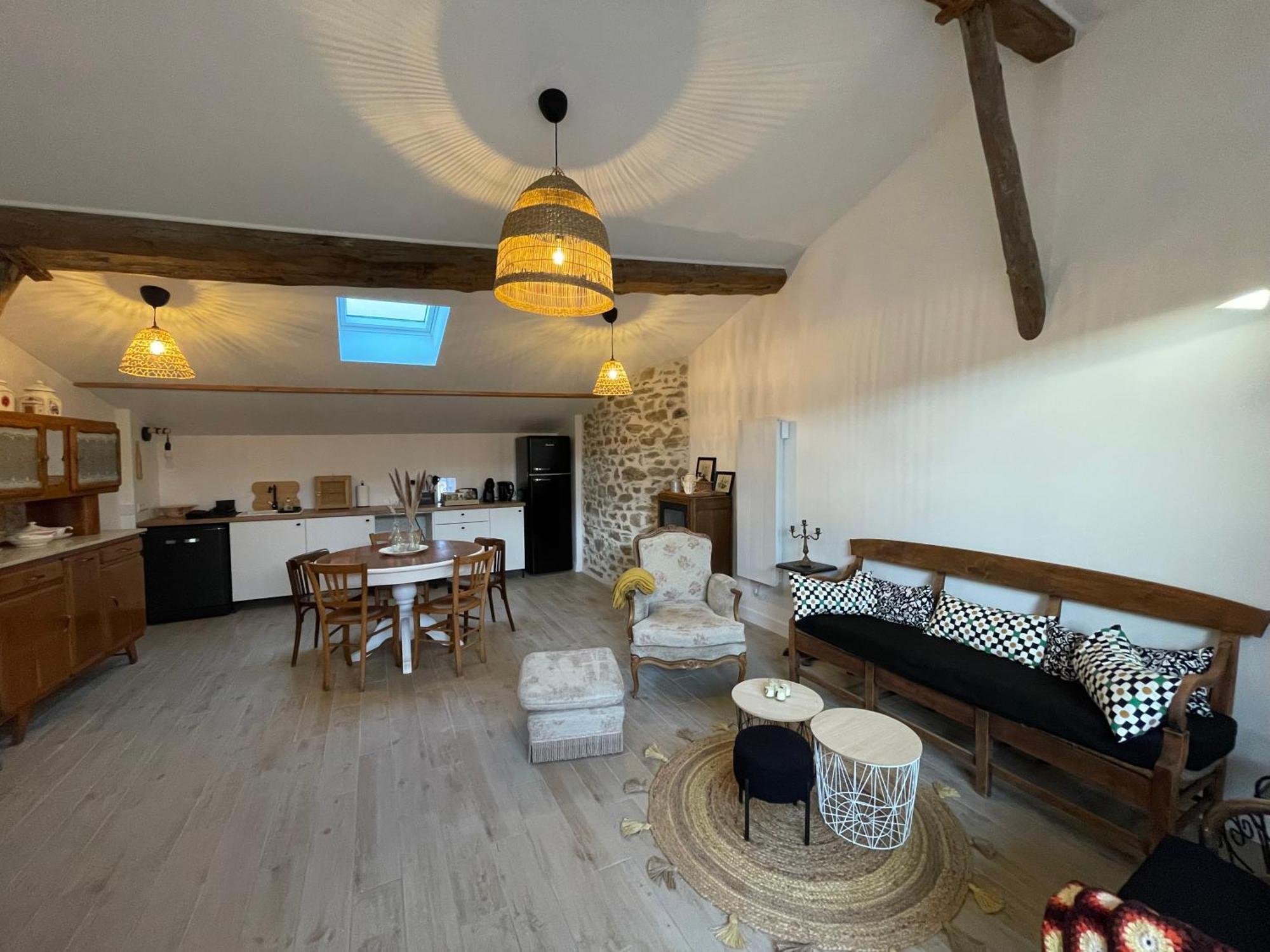 Maison De Village Coeur Andeol Saint-Andeol-le-Chateau Eksteriør bilde